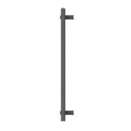 Flomasta 800mm x 400mm 1041BTU Anthracite Flat  Towel Radiator