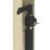 GateMate Advanced Hardware Lockable Drop Bolt  Black & Stainless Steel 600mm