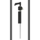 GateMate Advanced Hardware Lockable Drop Bolt  Black & Stainless Steel 600mm