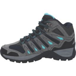 Hi-Tec Corzo Mid Size 7 Womens Grey Waterproof  Non Safety Work Boots