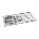 Abode Mikro 1.5 Bowl  Brushed Stainless Steel Sink 1000mm x 500mm