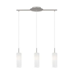 Eglo Troy 3 Pendant Light Satin Nickel
