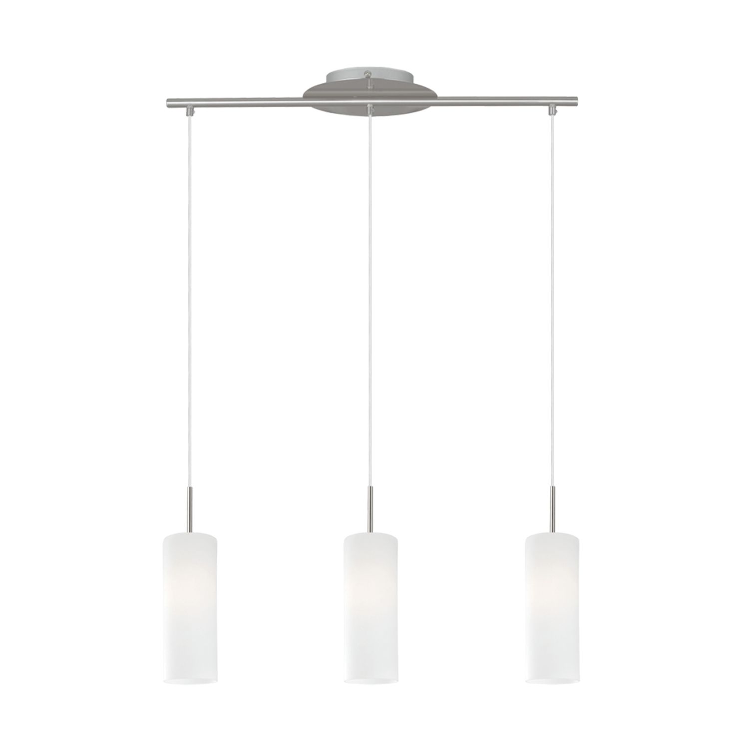 Eglo Troy 3 Pendant Light Satin Nickel (541CX)