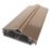 Radmat Building Materials Capex 70 Brown 35mm Glazing Bar & End Cap 3600mm x 70mm