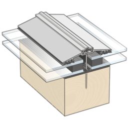 Radmat Building Materials Capex 70 Brown 35mm Glazing Bar & End Cap 3600mm x 70mm