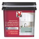 V33 750ml Agave Green Satin Kitchen Cupboard Paint
