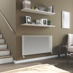 Ximax Aurora Duplex 600mm x 1200mm 5413BTU White Horizontal Designer Radiator