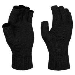 Regatta Fingerless Winter Gloves Black - 800 One Size 1 Pair