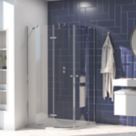 Aqualux Aquarius 8 Frameless Offset Quadrant Shower Enclosure LH&RH 900mm x 1200mm x 2000mm