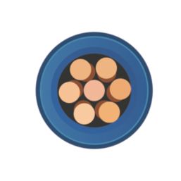 Time 6491B Blue 1.5mm² LSZH Conduit Cable 100m Drum