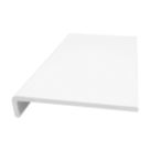 FloPlast Universal Fascia Boards White 250mm x 9mm x 3000mm 2 Pack