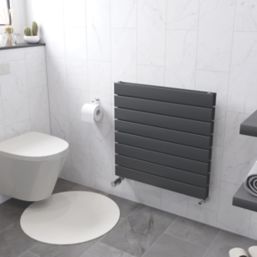 Ximax Oceanus 595mm x 600mm 1976BTU Anthracite Horizontal Designer Radiator