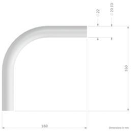 JG Underfloor Lowfit Conduit Elbows 10 Pack