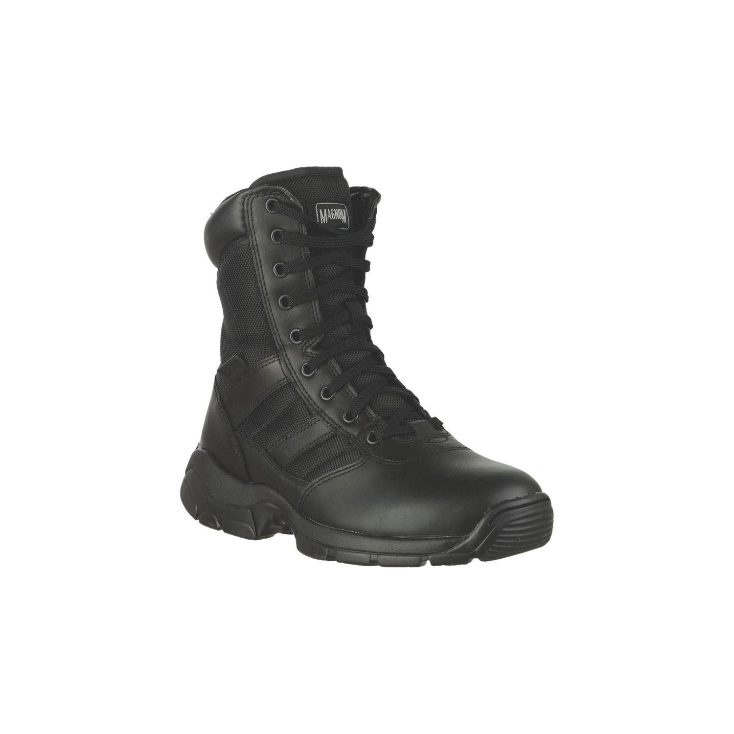 Magnum Panther 8.0 Side-Zip Size 3 Black Occupational Work Boots (541XT)