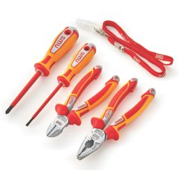 NWS N786 VDE Pliers, Cutters & Screwdriver Set  5 Pieces