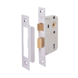 ERA  3 Lever Chrome Effect Mortice Sashlock 64mm Case - 44mm Backset