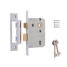 ERA  3 Lever Chrome Effect Mortice Sashlock 64mm Case - 44mm Backset
