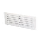 Map Vent Fixed Louvre Vent White 229mm x 76mm