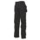 Scruffs Worker Plus Holster Work Trousers Black 30" W 32" L
