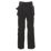 Scruffs Worker Plus Holster Work Trousers Black 30" W 32" L