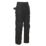Scruffs Worker Plus Holster Work Trousers Black 30" W 32" L