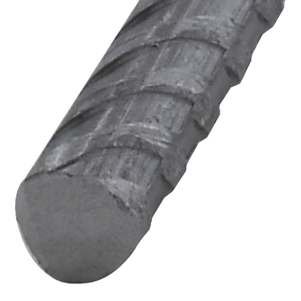 Essentials Black Twisted Rod 2m x 8mm - Screwfix