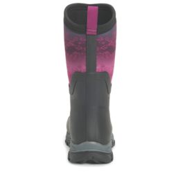 Muck Boots Arctic Sport Mid Size 6 Womens Black/ Magenta Non Safety Wellies