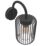 Calex Rome Outdoor Wall Light Black