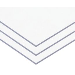 Radmat Building Materials Polycarbonate Clear Glazing Sheet 3050mm x 1000mm x 3mm 3 Pack