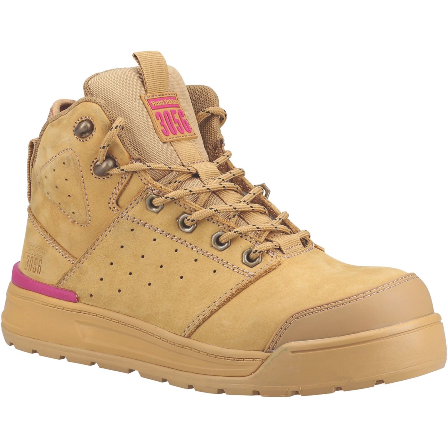 Hard Yakka W 3056 Size 8 Womens Wheat Water-Resistant Safety Boots (542RX)
