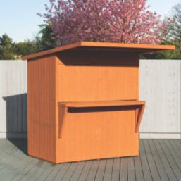 Shire Paradise Bar 6' x 4' (Nominal) Pent Timber Summerhouse