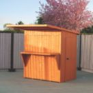 Shire Paradise Bar 6' x 4' (Nominal) Pent Timber Summerhouse