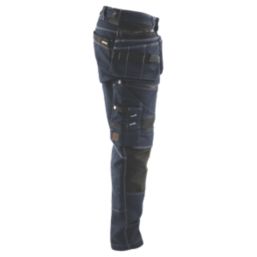 Blaklader  Stretch Denim Trousers Navy/Black 40" W 33" L