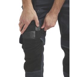 Blaklader  Stretch Denim Trousers Navy/Black 40" W 33" L