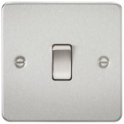 Knightsbridge  20A 1-Gang DP Control Switch Brushed Chrome
