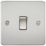 Knightsbridge  20A 1-Gang DP Control Switch Brushed Chrome