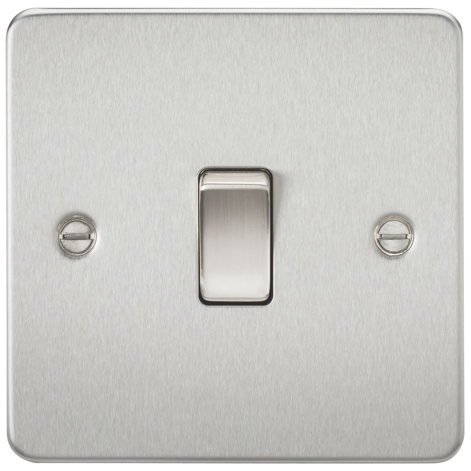 Knightsbridge 20A 1-Gang DP Control Switch Brushed Chrome (542TY)
