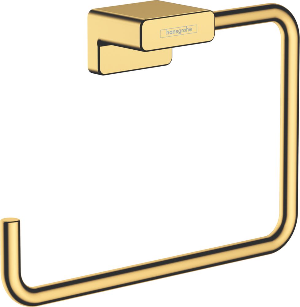 Hansgrohe AddStoris Towel Ring Polished Gold Optic