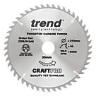 Trend CraftPro CSB/21048 Wood Circular Saw Blade 210mm x 30mm 48T