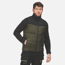 Regatta Tactical Regime Bodywarmer Dark Khaki/Black Medium 39.5" Chest
