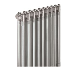 Acova 600mm x 812mm 2628BTU Raw Metal Horizontal 2 Column Radiator