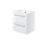 Ohio 2-Drawer Bathroom Vanity Unit with Ceramic Basin Gloss White 510mm x 390mm x 518mm