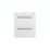 Ohio 2-Drawer Bathroom Vanity Unit with Ceramic Basin Gloss White 510mm x 390mm x 518mm