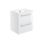 Ohio 2-Drawer Bathroom Vanity Unit with Ceramic Basin Gloss White 510mm x 390mm x 518mm