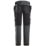 Snickers 6275 Stretch Trousers Steel Grey 30" W 32" L