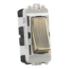 Knightsbridge  20AX Grid Intermediate Switch Antique Brass