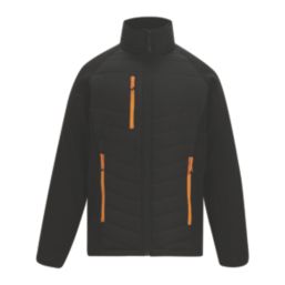 Regatta   Jacket Black / Orange Pop Medium 43" Chest