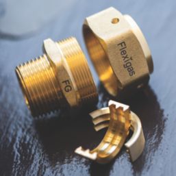 Flexigas DN28 x 1" Male BSP Fitting