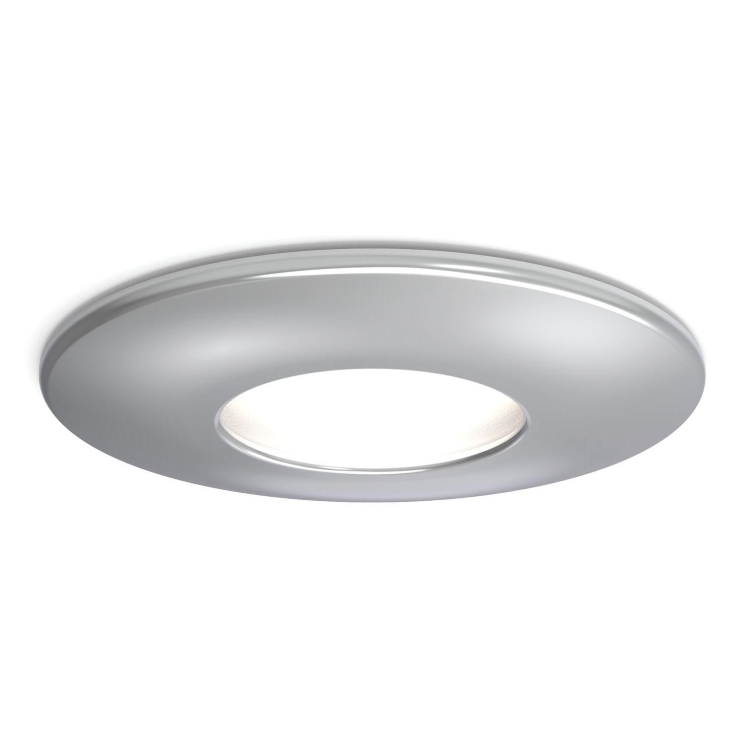 4lite Fixed Fire Rated Downlights Chrome 10 Pack (543GR)