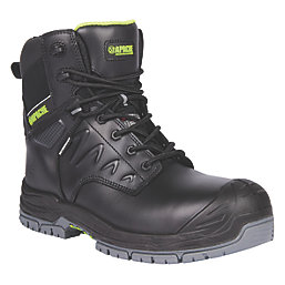Apache Chilliwack Metal Free  Lace & Zip Safety Boots Black Size 8